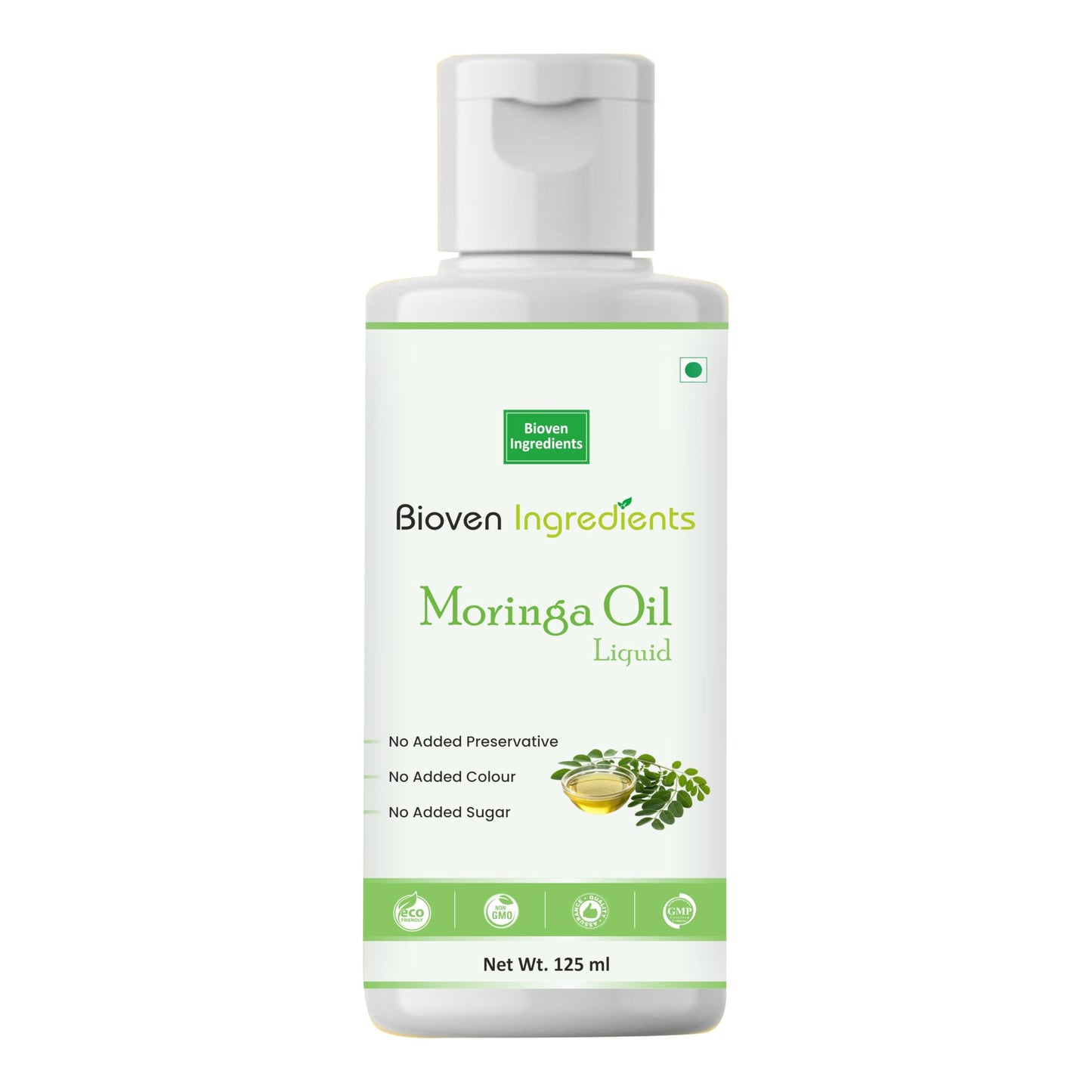 Moringa Oil | Premium Plant-Based Oil | Dietary Supplements, Fortified Foods & Nutritional Applications | Cosmetics, Personal Care & Hair Care | 125ml