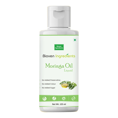 Moringa Oil | Premium Plant-Based Oil | Dietary Supplements, Fortified Foods & Nutritional Applications | Cosmetics, Personal Care & Hair Care | 125ml