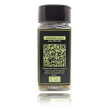 Masala Potli Dried Mixed Herbs Multipurpose Pizza Pasta Italian Seasoning for Cooking, Garnishing (Pizza & Pasta Seasoning, Sprinkle Glass Packing - 55 Grams)