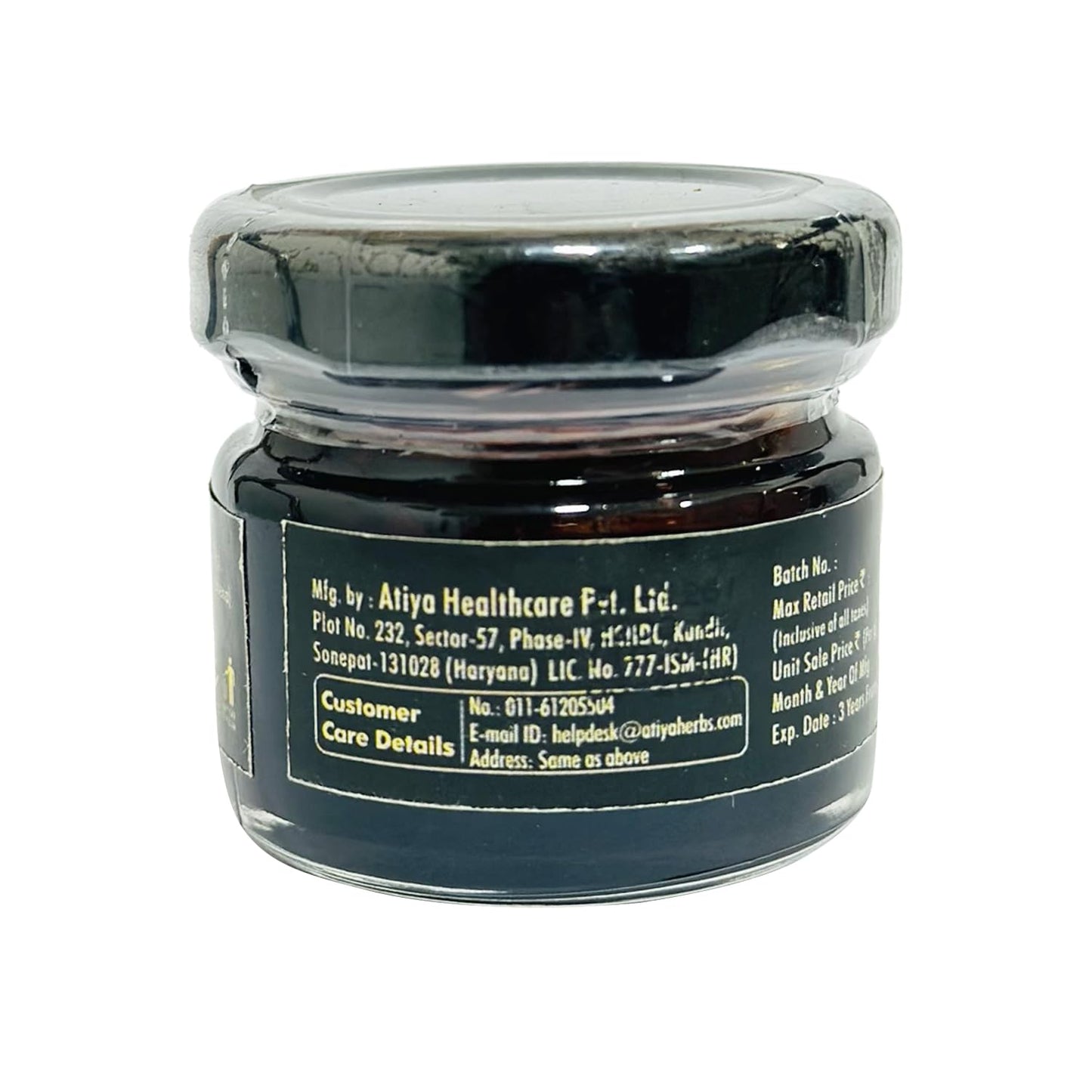 Hakim Suleman's Sulemani Shilajit Resin – 100% Natural, Authentic Mineral Pitch, Rich in Fulvic Acid & Trace Minerals, Energy & Stamina Booster - 0.02 Kg