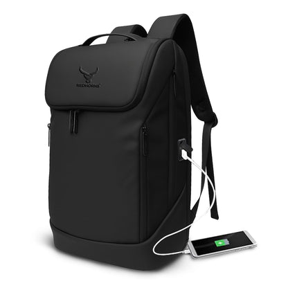 REDHORNS Velocity 15.6” Unisex Laptop Bag Anti-Theft, Water-Resistant 27L with USB Charging and 3 digit lock for College, Travel, School Backpack Men & Women