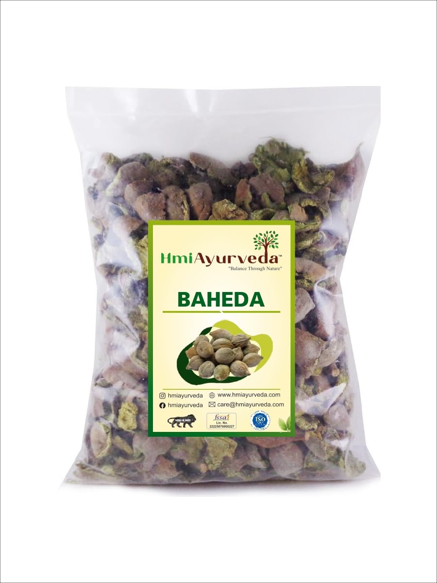HMI AYURVEDA Triphala (Ratio 1:2:3) Raw, Whole (300 grams) - Harad, Baheda, Amla | 100% Pure and Natural, No Preservatives