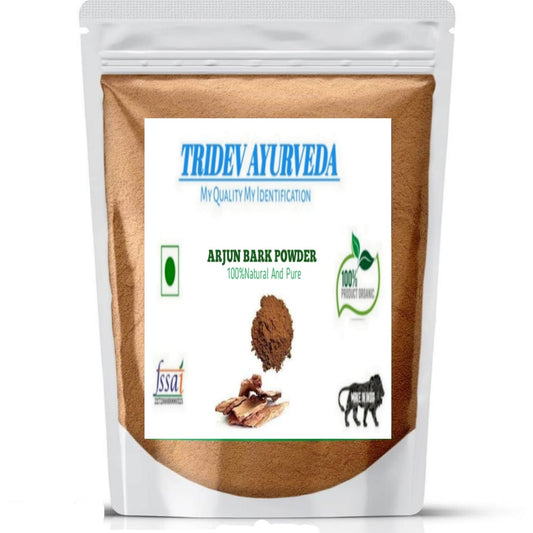 TRIDEV AYURVEDA || Arjun Bark Powder | Arjun Ki Chall For Natural Health Care (250gm)
