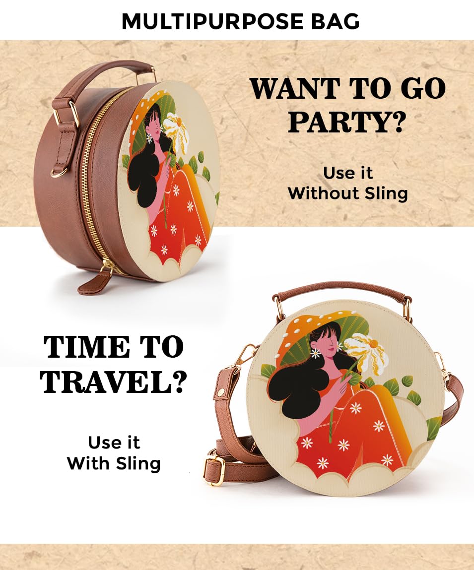 Kalankit Rakhi Gift Hamper For Sister | Rakhi Gift For Girls, Sling Bag For Women, Travel Crossbody Bags, Stylish Cross Sling Bags for Woman | Rakhi Gifts For Sister, Gifts for Rakshabandhan