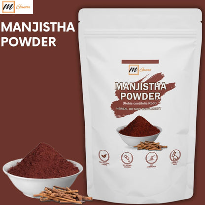 mGanna Manjistha Powder/Rubia Cordifolia/Madder Root Powder for Smooth Hair, Skin & Health Care 227gm / 0.5lbs