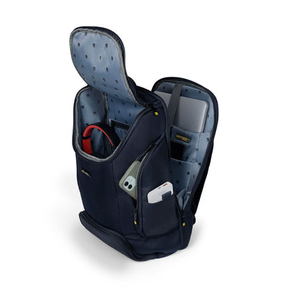 Travel Blue Pro Nxt 17.3-Inch Laptop Backpack, Large Travel Backpack with Laptop & iPad Compartments, Water-Resistant Fabric, Document Holder Navy