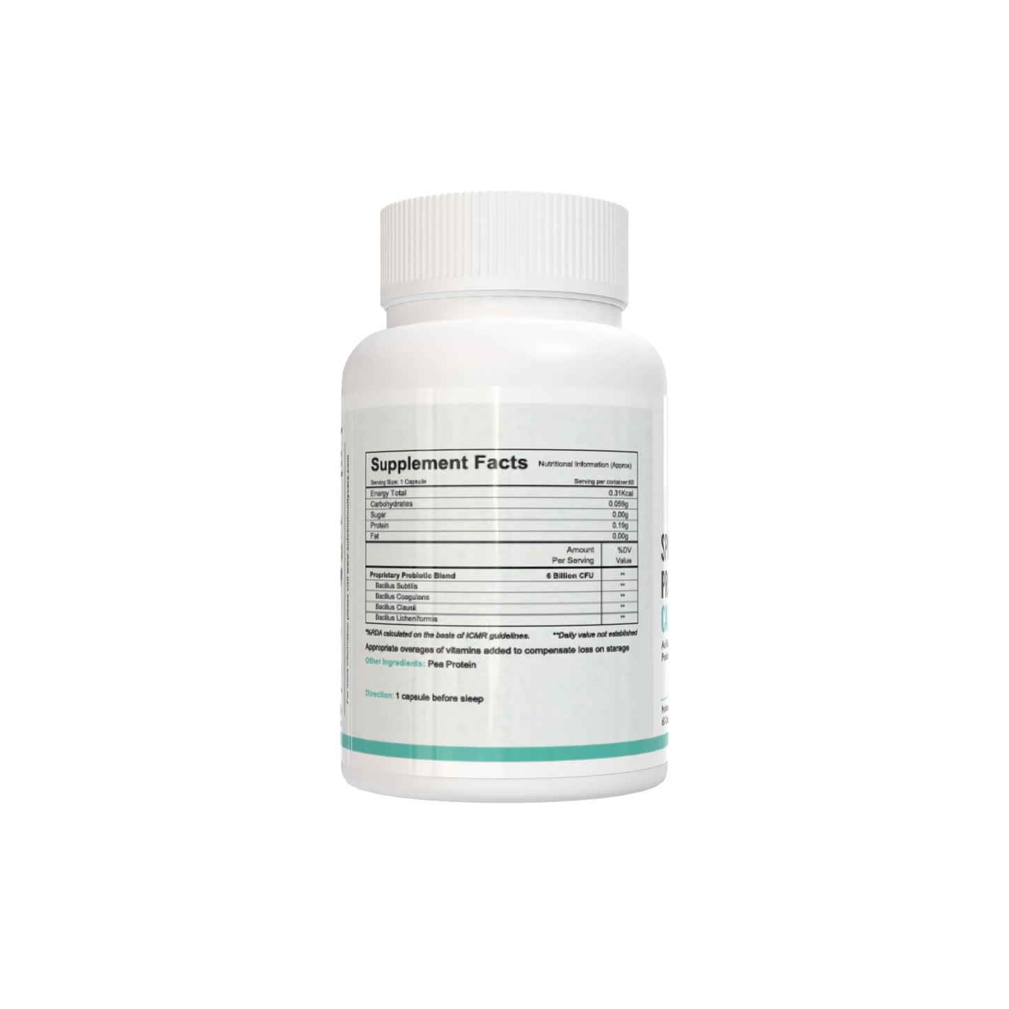 Autoimmunity Care Spore Probiotic Care | 6 Billion CFU Spore-Based Probiotics Supplement for Gut Health & Immunity | Probiotics for Women & Men | Reduces Gas, Bloating, Constipation & IBS | 60 Caps (60 doses)