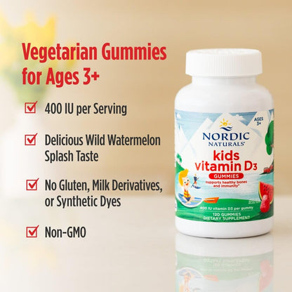 Nordic Naturals Vitamin D3 Gummies Kids - 400 IU Vitamin D3 For Kids |- image 4