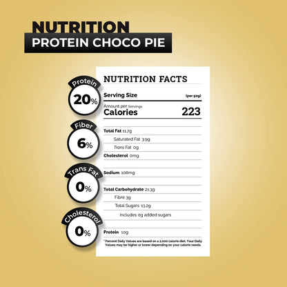 HYP - Protein Choco Pie, Peanut Butter (6x50g) | 10g Protein per Choco- image 5