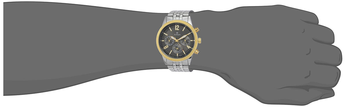 Titan Neo Analog Grey Dial Men's Watch-NM1734BM01 / NL1734BM01/NP1734BM01