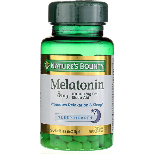 Nature's Bounty Melatonin Super Strength - 5 mg - 60 Softgels