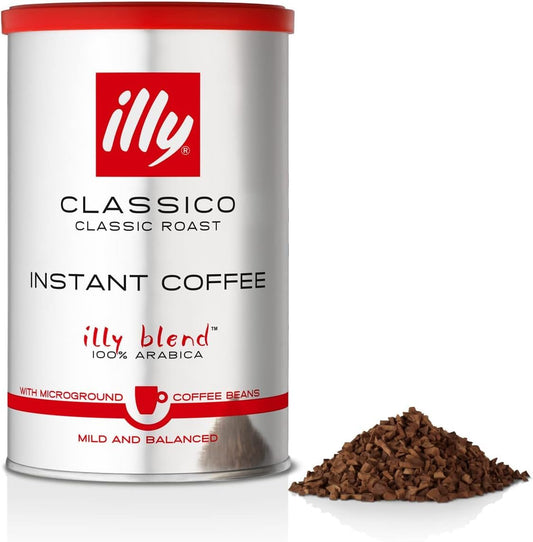 Illy Blend 100% Arabica Roasted Instant Round Coffee Tin, 95g
