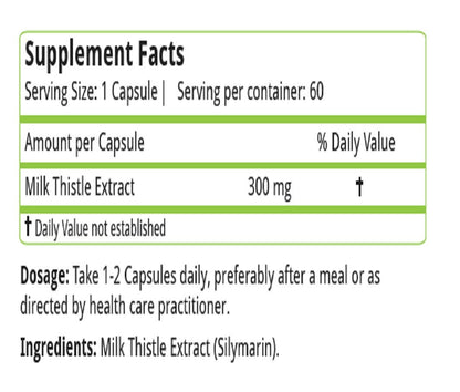 Nature's Velvet Milk Thistle 80% Silymarin Pure Extract - 60 Veg Capsul- image 6