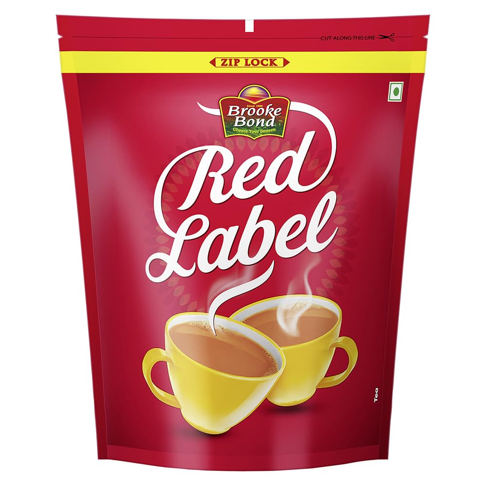 Red Label Tea 1 kg Pack, Strong Chai from the Best Chosen Leaves, Rich in Healthy Flavonoids - Premium Powdered Black Tea