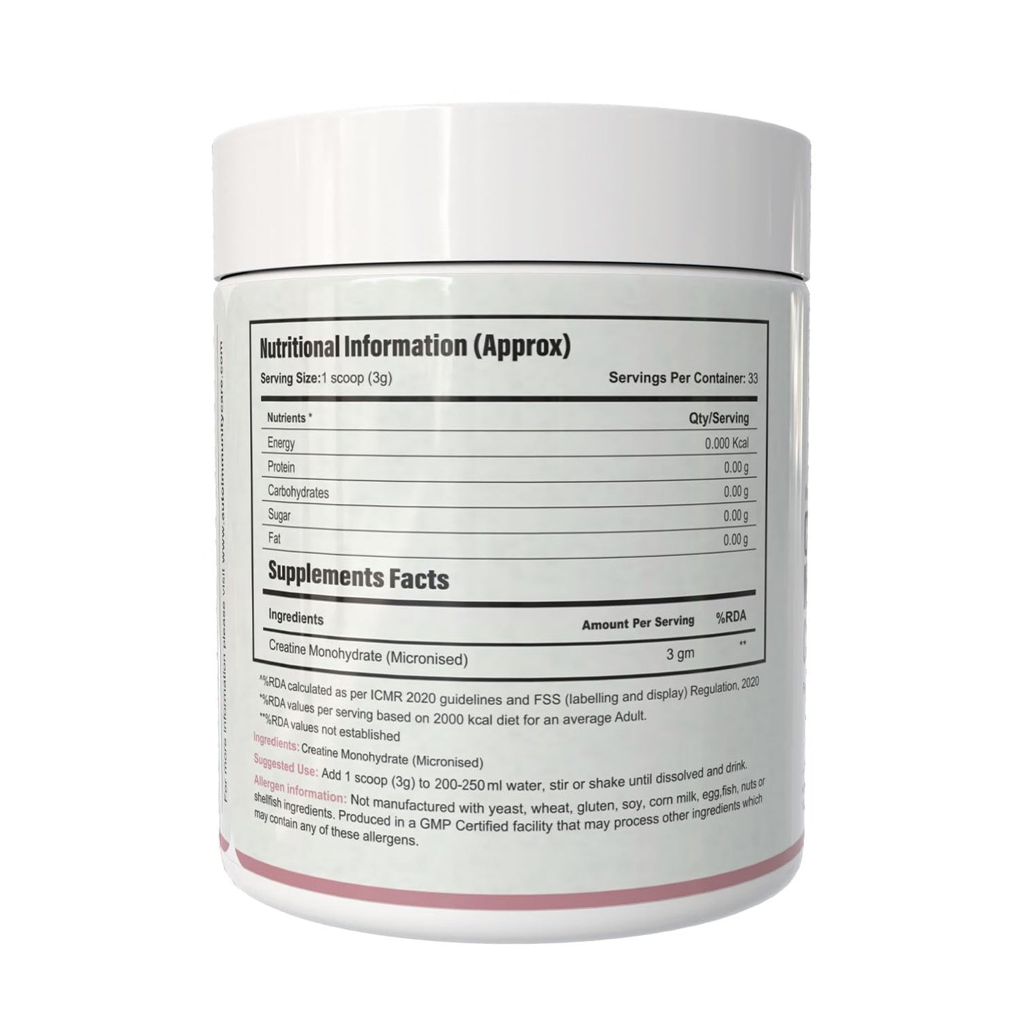 Autoimmunity Care: Micronised Creatine Monohydrate Care | 100% Pure Micronized | Peak Athletic Performance, Strength & Endurance | Enhanced Muscle Strength & Power | Brain & Cognitive Function | 100g Unflavored Powder