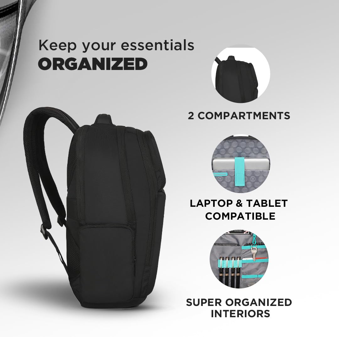 CARLTON Laptop Backpack 22L With Rain Cover, Pockets for Hard drive, Pa- image 6