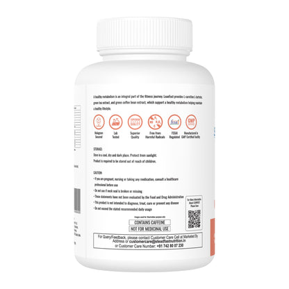Steadfast Nutrition Leanfast Fat Burners Metabolism Booster Weight Loss Supplements (60 Capsules)