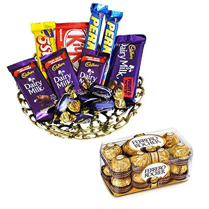 SFU E Com Chocolate Wishes Hamper with 16 Pieces Ferrero Rocher 919