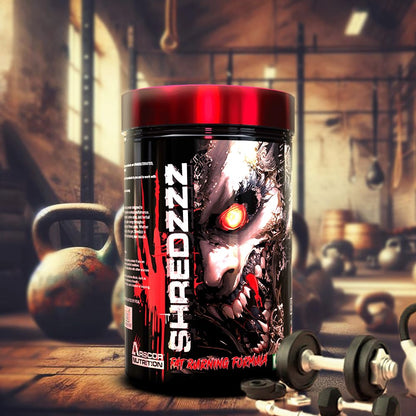 Shredzzz Thermogenic Fat Burner Pre-Workout Supplement | Extreme Energy, Intense Focus | 3000mg Citrulline Malate, 2500mg Beta-Alanine, 299mg Caffeine Anhydrous | 450g | Lemon Masala