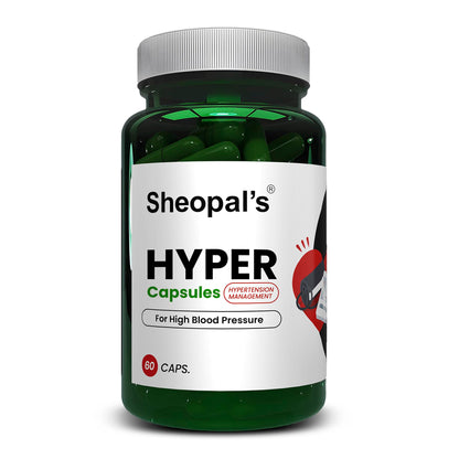 Sheopal’s Hyper Care Ayurvedic Capsules – Jatamansi, Brahmi, Arjuna, Ashwagandha