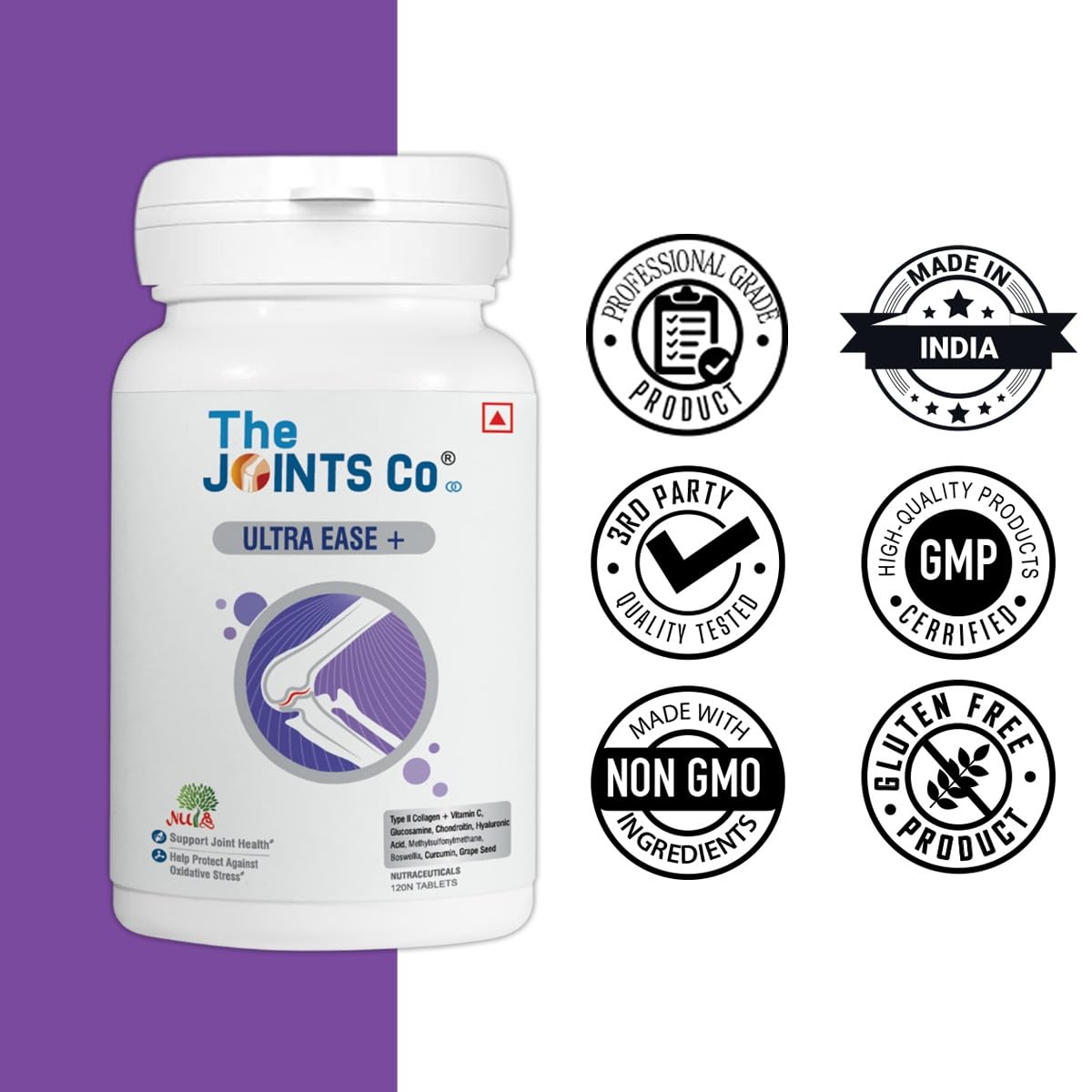 The Joints Co Ultra Ease with Type II Collagen, Glucosamine Chondroitin- image 3