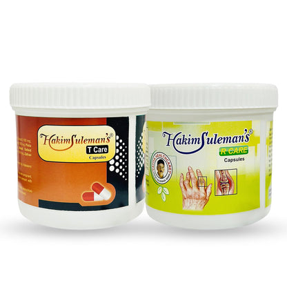 Hakim Suleman's T Care Capsule and R Care Capsule Combo Pack | Everyday Herbal Care Duo | Convenient Wellness Value Pack