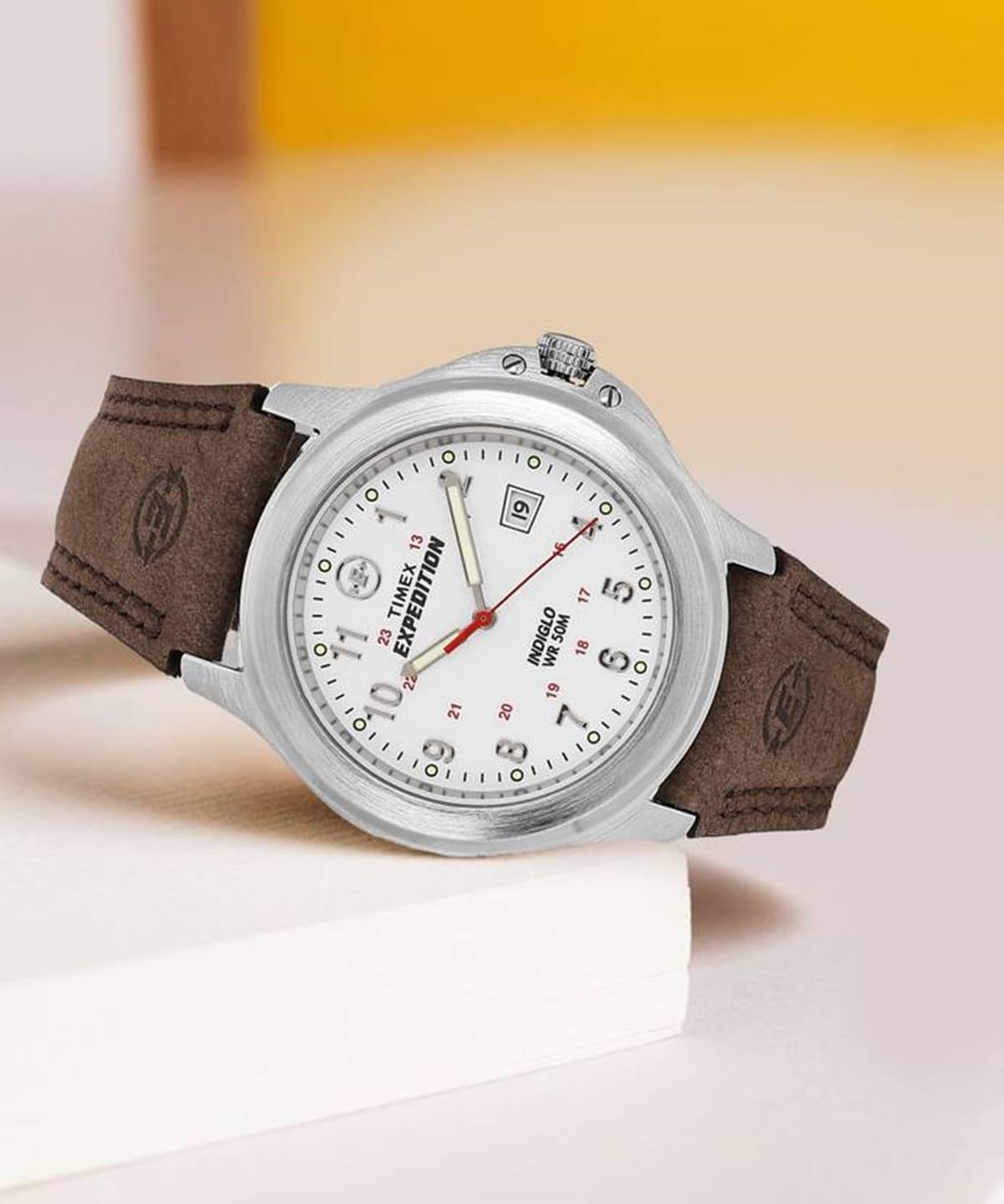 TIMEX Expedition Round 40mm White Dial Analog Men Watch - T44381E6