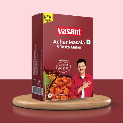 VASANT Achar Masala Powder 100Gm | Pickle Masala Powder | Indian Achaar Masala | Taste Maker | No added Colours, Flavours and Chemical | Pack of 1