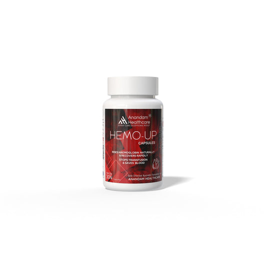 Anandam Organic Hemoup Blood Detox Ayurvedic Natural Extracts | Blood Purifier - 30 Capsules
