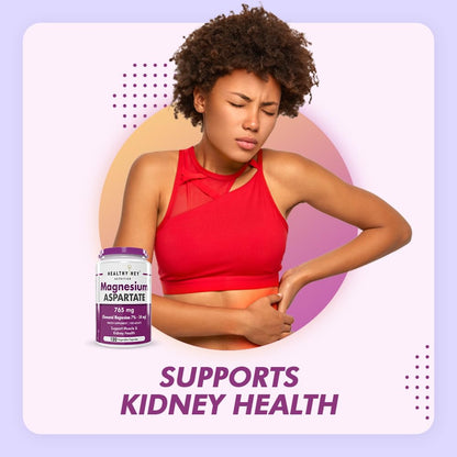 HealthyHey Nutrition Magnesium Aspartate -120 Vegetabel Capsules