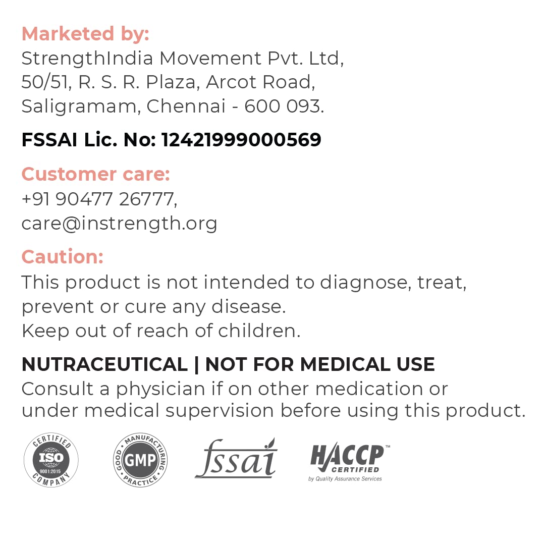 INSTRENGTH -KNEE & JOINT (INDIA'S NO.1 SUPPLEMENT) SUPPORT KNEE & JOINT PAIN CARE,IMPROVE STRENGTH,MOBILITY,STRONG,PREVENT JOINT DAMAGE - (VEG) - 10% OFFER