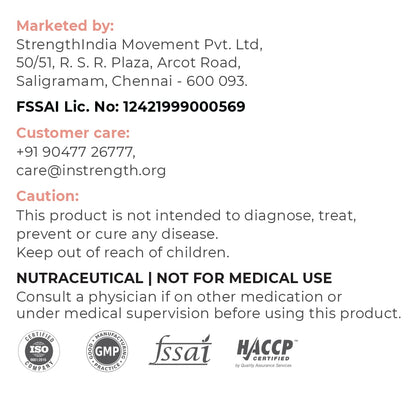INSTRENGTH -KNEE & JOINT (INDIA'S NO.1 SUPPLEMENT) SUPPORT KNEE & JOINT PAIN CARE,IMPROVE STRENGTH,MOBILITY,STRONG,PREVENT JOINT DAMAGE - (VEG) - 10% OFFER