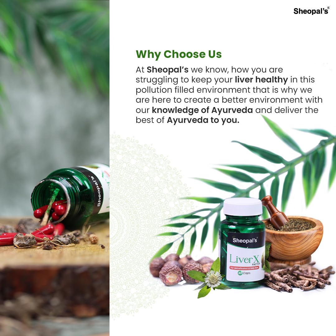 Sheopal's Liver X – Ayurvedic Liver Detox Supplement with Kutki – Suppo- image 4