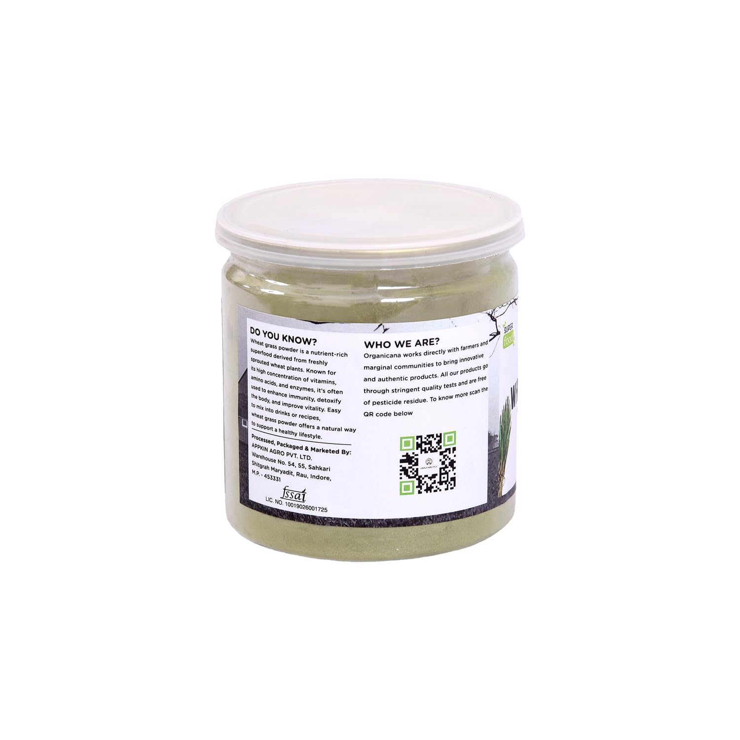 Organicana Organic Wheatgrass Powder - 100g (Pack of 1) Supports Immuni- image 3