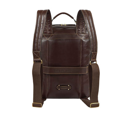 Hidesign Gitano 02 Dark Brown Men Backpack - L