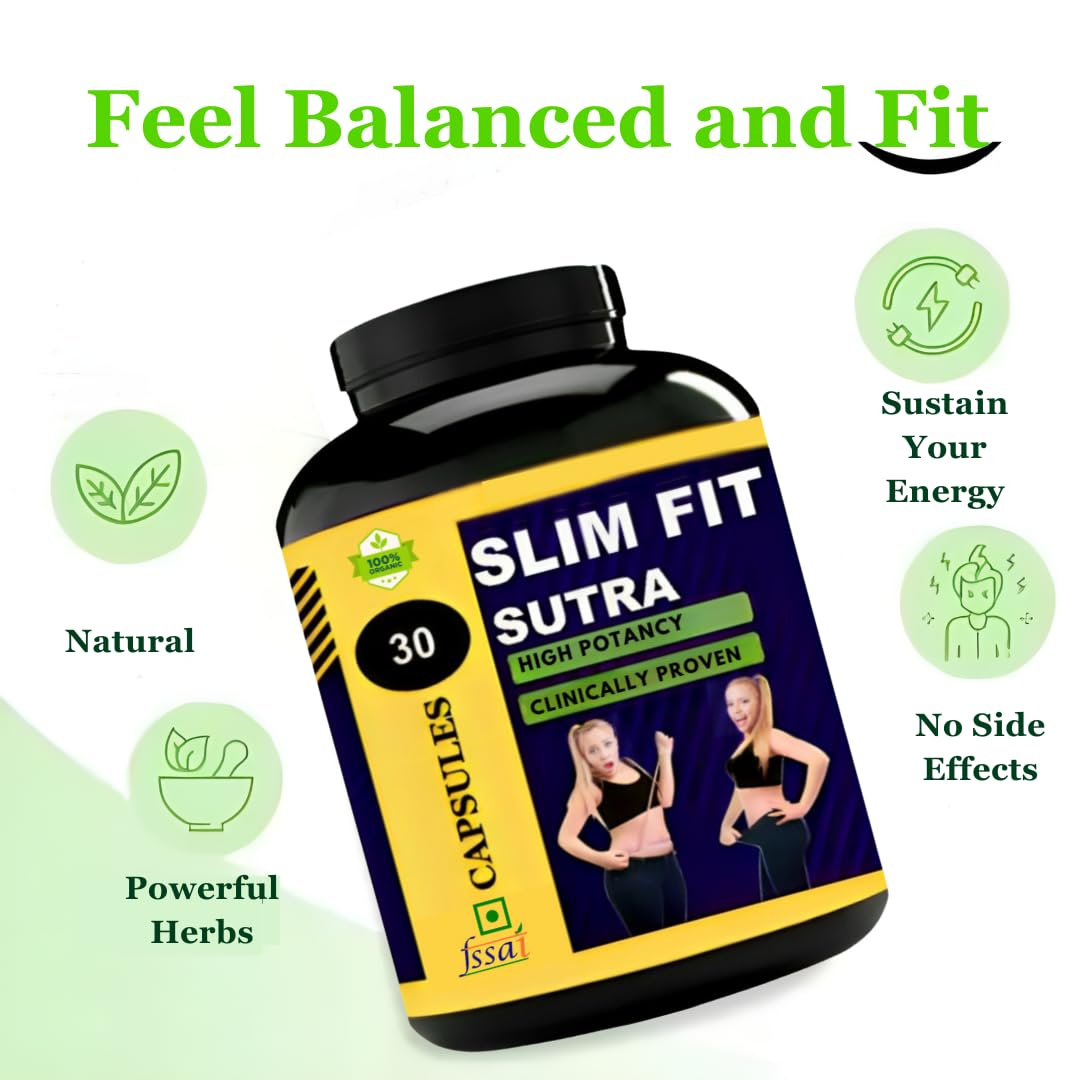 VITARA HEALTHCARE Slim Fit Sutra Herbal Medicine for Fat Loss