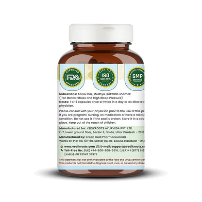 Vedikroots Hypocure Ayurvedic Capsules 60 Capsules| Blood Pressure Cont- image 6
