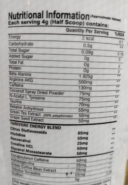 Muscle Science Ignitor NextGen+ Pre-Workout/ 30Servings, Pineapple Mango Flavor