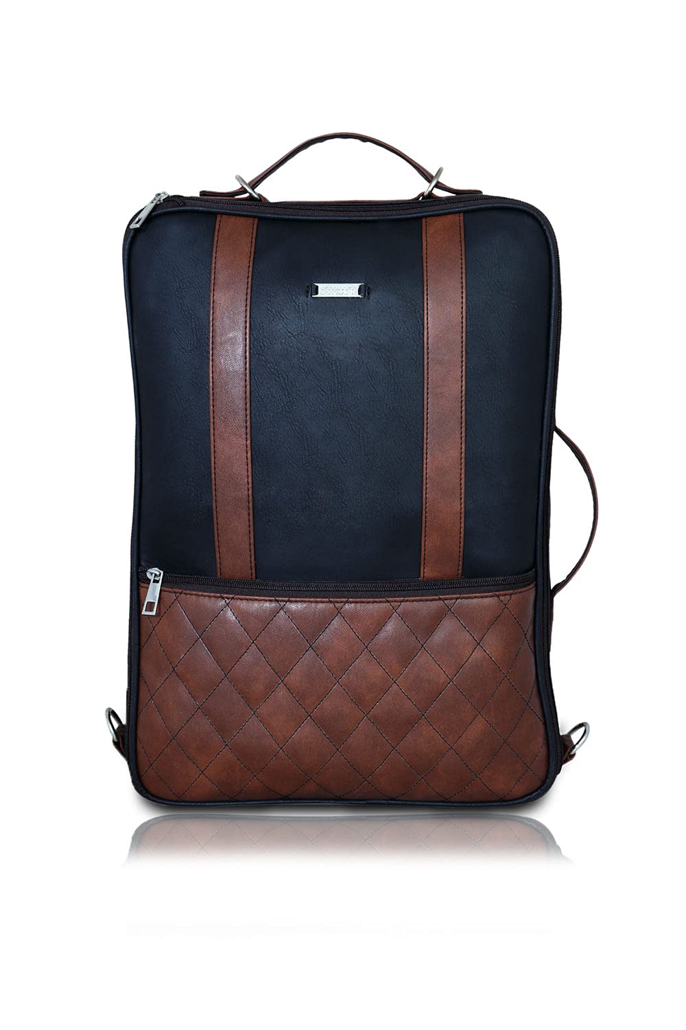STRUTT 20L Travel Back Pack Small Back Pack for Men & Women Leather Laptop & Messenger Bag, Multi purpose