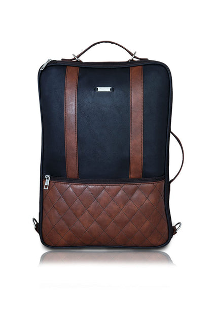 STRUTT 20L Travel Back Pack Small Back Pack for Men & Women Leather Laptop & Messenger Bag, Multi purpose