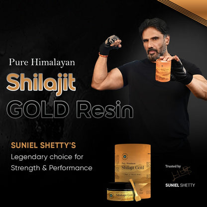CUREFOREVER Shilajit Gold Resin - 40g, 200mg/Serving | 200 Servings With Ashwagandha & Maca Root | Pure Himalyan Shilajit for Men & Women | Supports Energy, Vitality & Performance | Ayurvedic Shilajeet