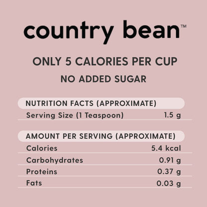 Country Bean Hazelnut Instant Coffee Powder 50 G | Arabica, Freeze-dried, Flavoured coffee | No Added Sugar | Makes 25 Cups