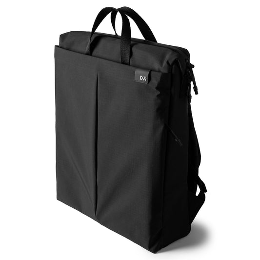 DailyObjects Water Resistant Pivot Workpack Bag (19L) for Men & Women|Fits 13/14/15.6 inch Laptop/Macbook Pro/Air|Lightweight| Backpack |Office/Daily Use/Travel|Multi Pocket|Padded Strap (Black)