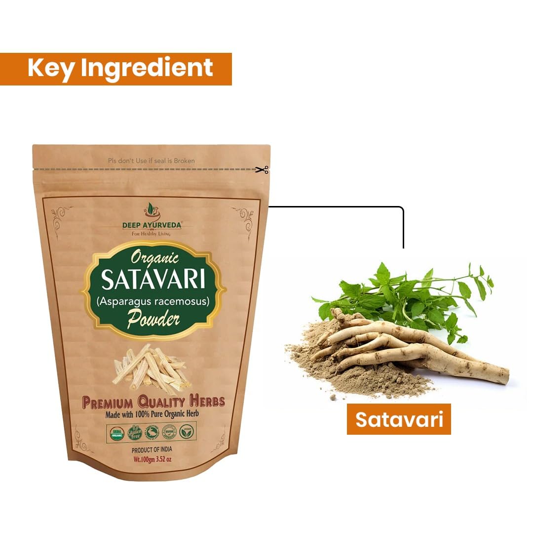 Organic Shatavari Powder (Asparagus Racemosus) | Pure Herbal Powder | No Added Preservatives | Supports Women’s Wellness