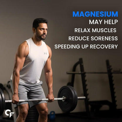 Carbamide Forte Chelated Magnesium Glycinate Supplement 2000mg Per Serving | Magnesium Supplement Supports Muscle Recovery & Better Sleep - 10 Veg Tablets