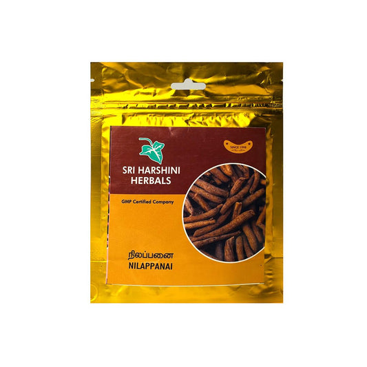 SRI HARSHINI HERBALS Nilappanai Kilangu Podi 50g | Herbal Supplement for Body Cooling and Vitality Support | General Wellness Strength and Reproductive Health Balance | Natural Herbal Root Formula for Energy and Health Care