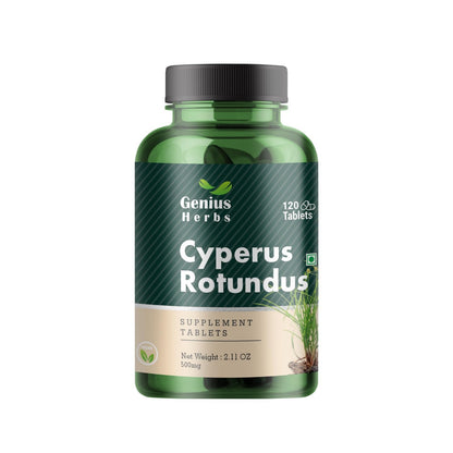 Genius Herbs Cyperus Rotundus Tablets 500mg