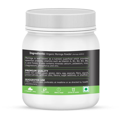 Holy Natural - The Wonder of World Organic Moringa Tablet 300 Tablet |- image 8