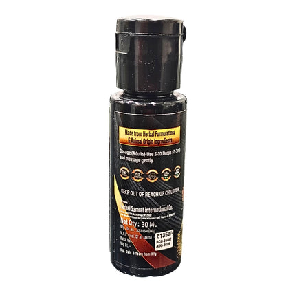 Herbal Samrat Ultra Action Wellness Combo – Herbal Oil 30ml + Stamina Capsules, 30 Count – Men