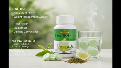 Herbal Green Tea Effervescent Tablets